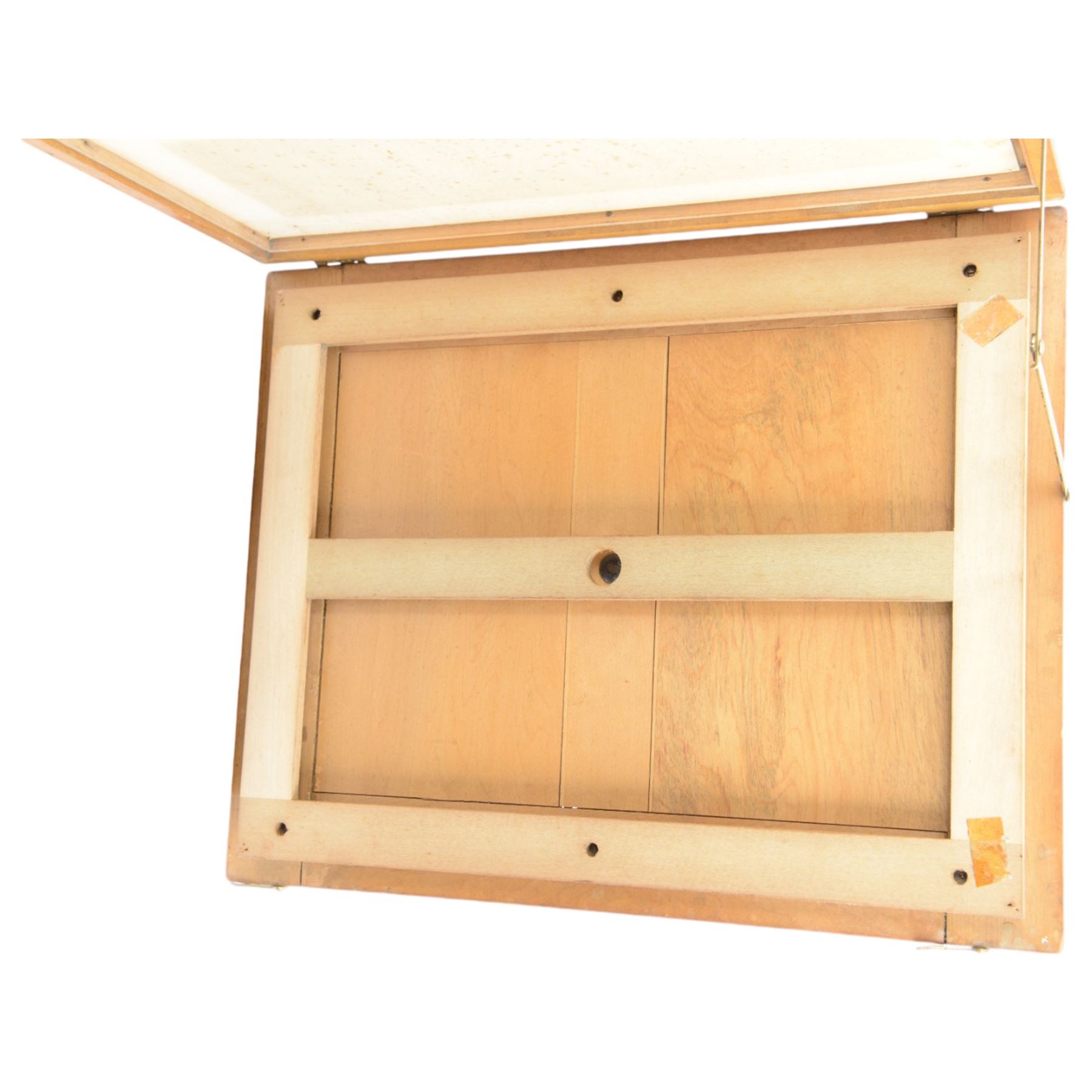 Late Victorian mahogany and tin lantern enlarger, together with a Record Enlarging Easel by The Houghton-Butcher MFC Co. Ltd, London