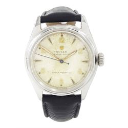 Rolex Oyster Royal gentleman's stainless steel manual wind wristwatch, circa 1951, Ref. 60...