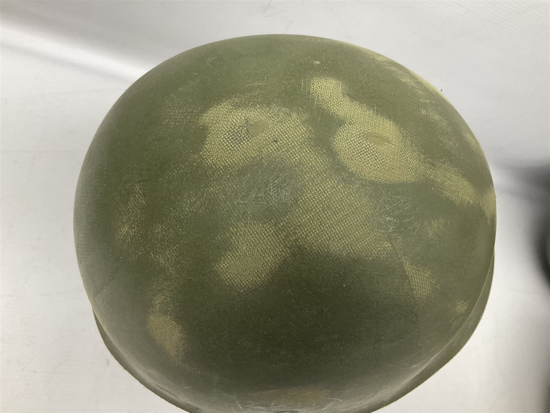 American 'Mike Force' Special Forces MI helmet liner; bears label 'AM STAY 5 58183 N10/TS'