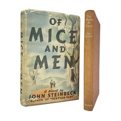 John Steinbeck; Of Mice and Men, first edition, second printing, New York: Covici Friede, 1937, 2nd printing with 'loosely' to page 9 and The Moon is Down, fist edition, Windmill Press, Surrey 1942