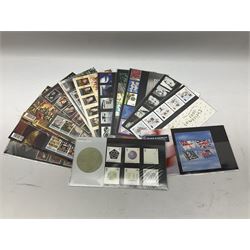 Queen Elizabeth II mint decimal stamps, in presentation packs and loose mixed values, face value of usable postage in excess of 150 GBP