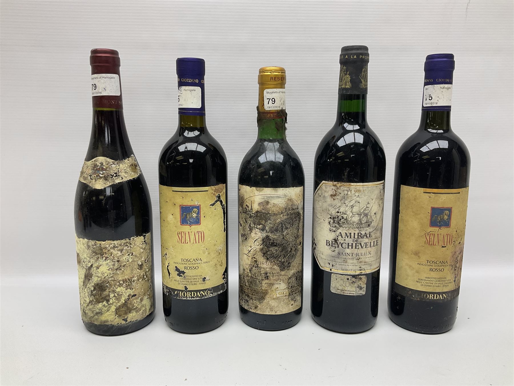 Mixed wine, including Roc de L'Espinas 2002, Cabernet Sauvignon, 2003 Merlot de Carsac, Castillo de Maluenda 1995 Calatayud etc, various content and proof (14)