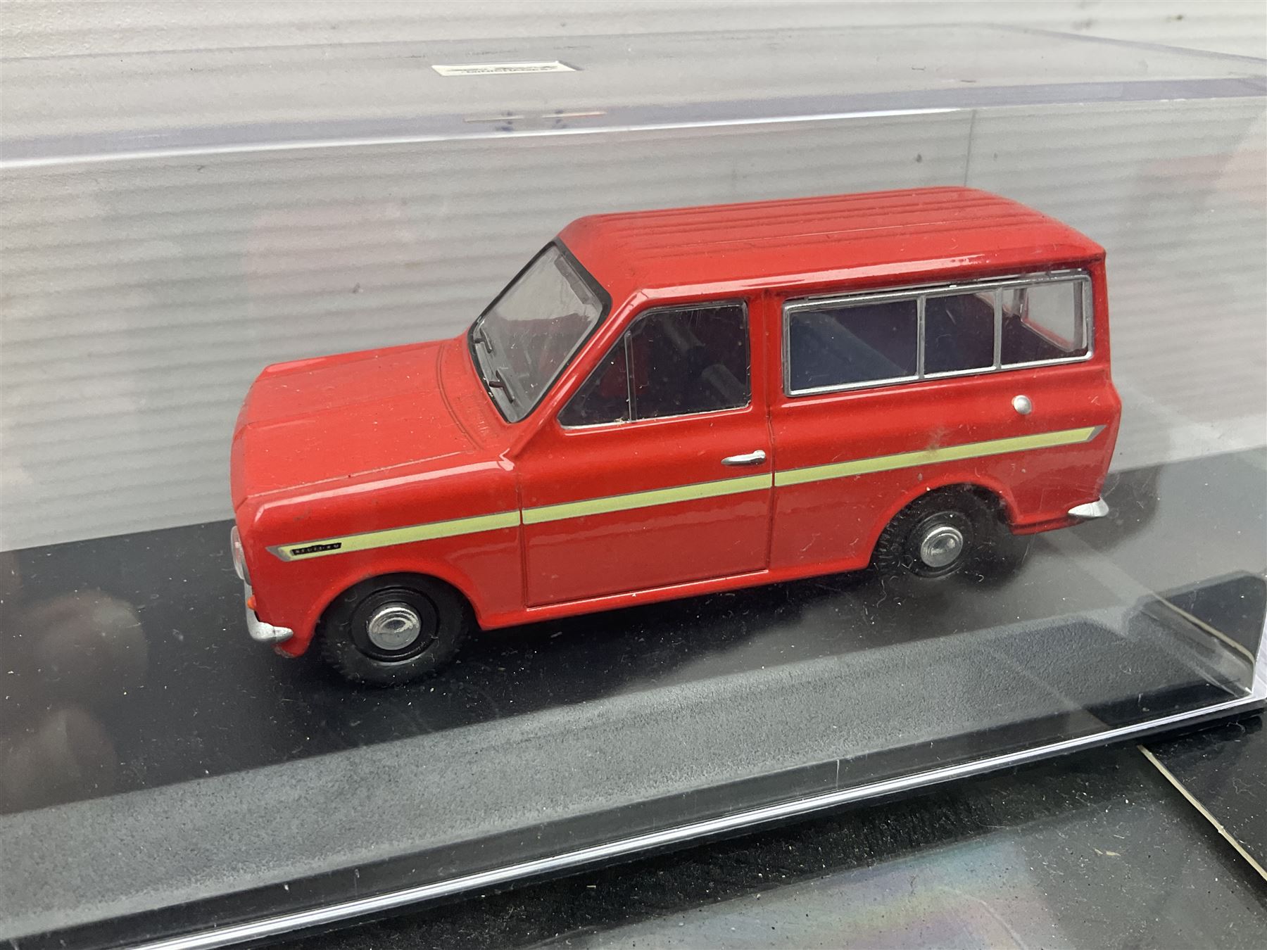 Nine Paul's Model Art 'Minichamps' 1:43 scale die-cast models - six boxed Bentleys and two unboxed Bentleys; and a Bedford estate van (9)