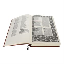 William Peterson: The Works of Geoffrey Chaucer, The Kelmscott Chaucer, Folio Society hardback in slipcase