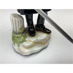 Michael J Sutty limited edition figure, Probyn's Horse, Niak, no 28, 65/2000, H26cm