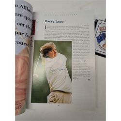 1993 Ryder Cup programme, signed by Nick Faldo, Payne Stewart, etc