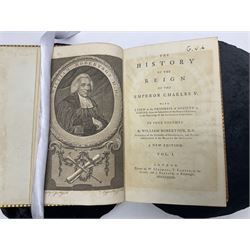 William Robertson; The History of the Reign of the Emperor Charles V, in four volumes, W.S Strahan 1955