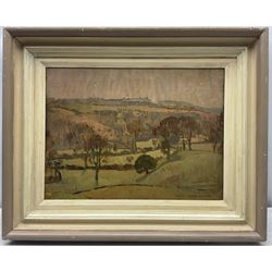 Donald Graeme MacLaren (British 1886-1917): Autumn Park Landscape, oil on board signed and dated 1912, 26cm x 34cm
