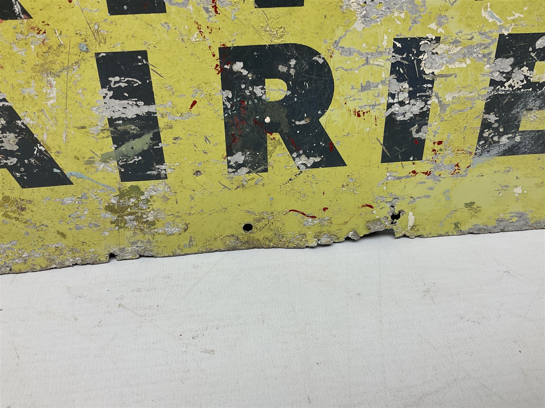 Northern Dairies Ice Cream aluminium advertising sign, W76cm H50cm