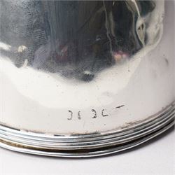 George III silver wine funnel engraved with a monogram L13cm London 1794 Maker Henry Chawner