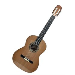 Juan Montes Rodriguez Spanish Flamenco acoustic guitar model R6; bears label dated 2020; in metallic finish fitted hard carrying case