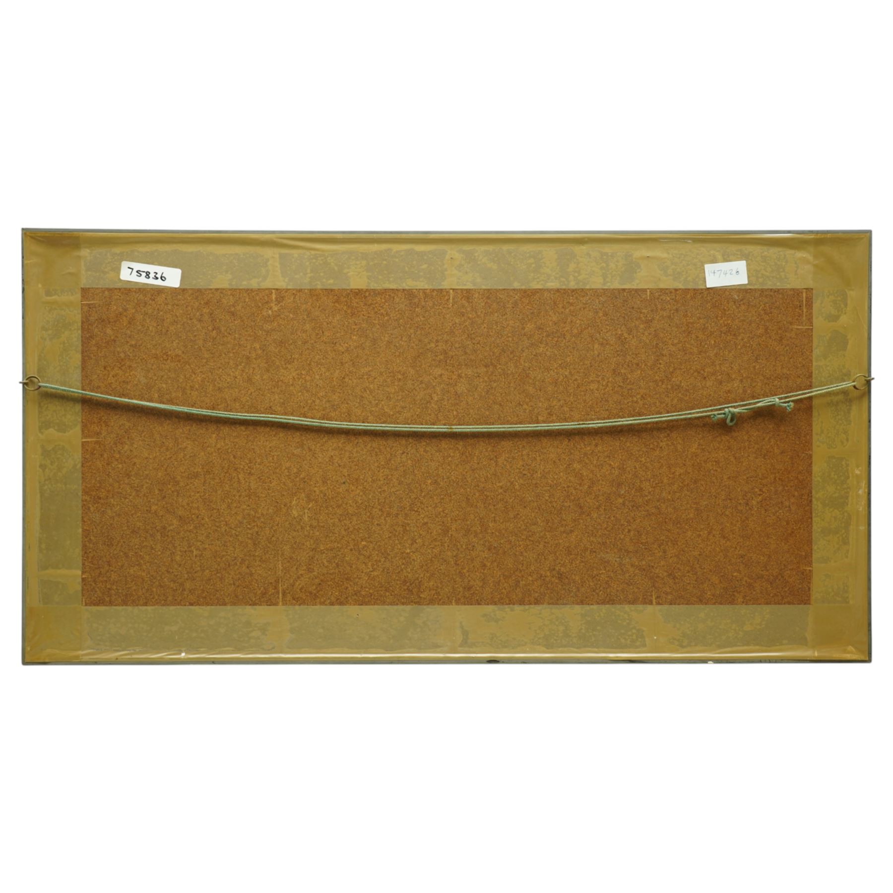 Original Rowntree Mackintosh (Rowntrees) advertising poster for Smarties - 'Somebody's After Your Smarties, colour poster depicting Dennis the Menace from 'The Beano' and Gnasher stealing Softy Walter's Smarties 38cm x 75cm
Provenance: from the personal collection of David Lamb, former advertising manager at Rowntree Mackintosh, York