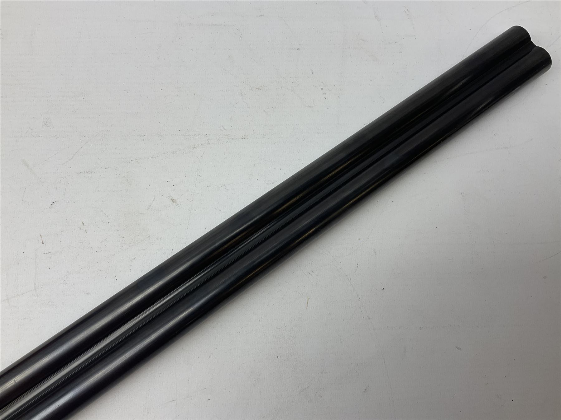 W.W. Greener 12-bore side-by-side double barrel non-ejector shotgun, with 76cm barrels, side safety, engraved lock, figured walnut stock with chequered grip and fore-end, no.33408, 120.5cm overall; in fitted canvas covered case with tools and accessories including .22 12-bore dog training device. SHOTGUN CERTIFICATE REQUIRED.