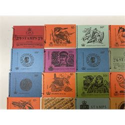 GPO pre -decimal stamp booklets and other stamp booklets, some being complete