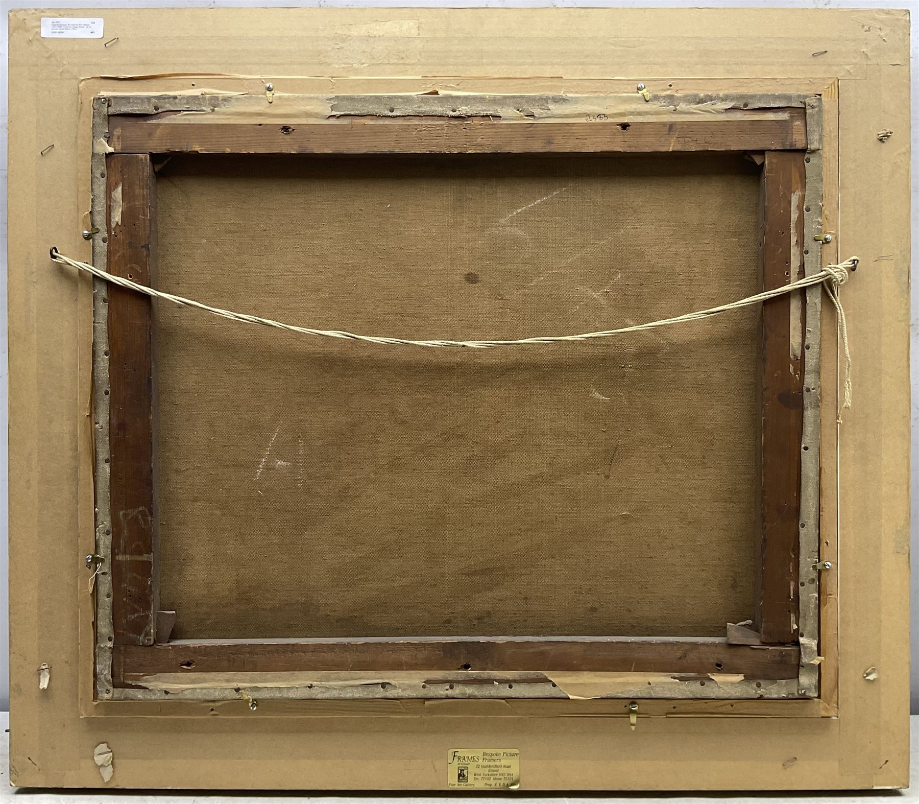 Reginald Grange Brundrit RA ROI (British 1883-1960): Yorkshire Dales Stream, oil on canvas signed 49cm x 59cm