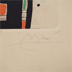 Joan Miro (Spanish (Catalan) 1893-1983): 'Le Grand Ordinateur', limited edition etching in colours signed and numbered 32/100, 30cm x 21cm with full margins (unframed)