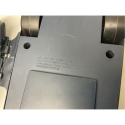 Group of early 90s Marvel/DC Comics toys; 1993 Kenner Batmobile with original Batman figure and plane; Marvel Comics Spider-Man 1994 Web of Steel series Hobgoblin Wing Bomber, incomplete Daily Bugle Playset and Scorpion; assorted figurines and later accessories 