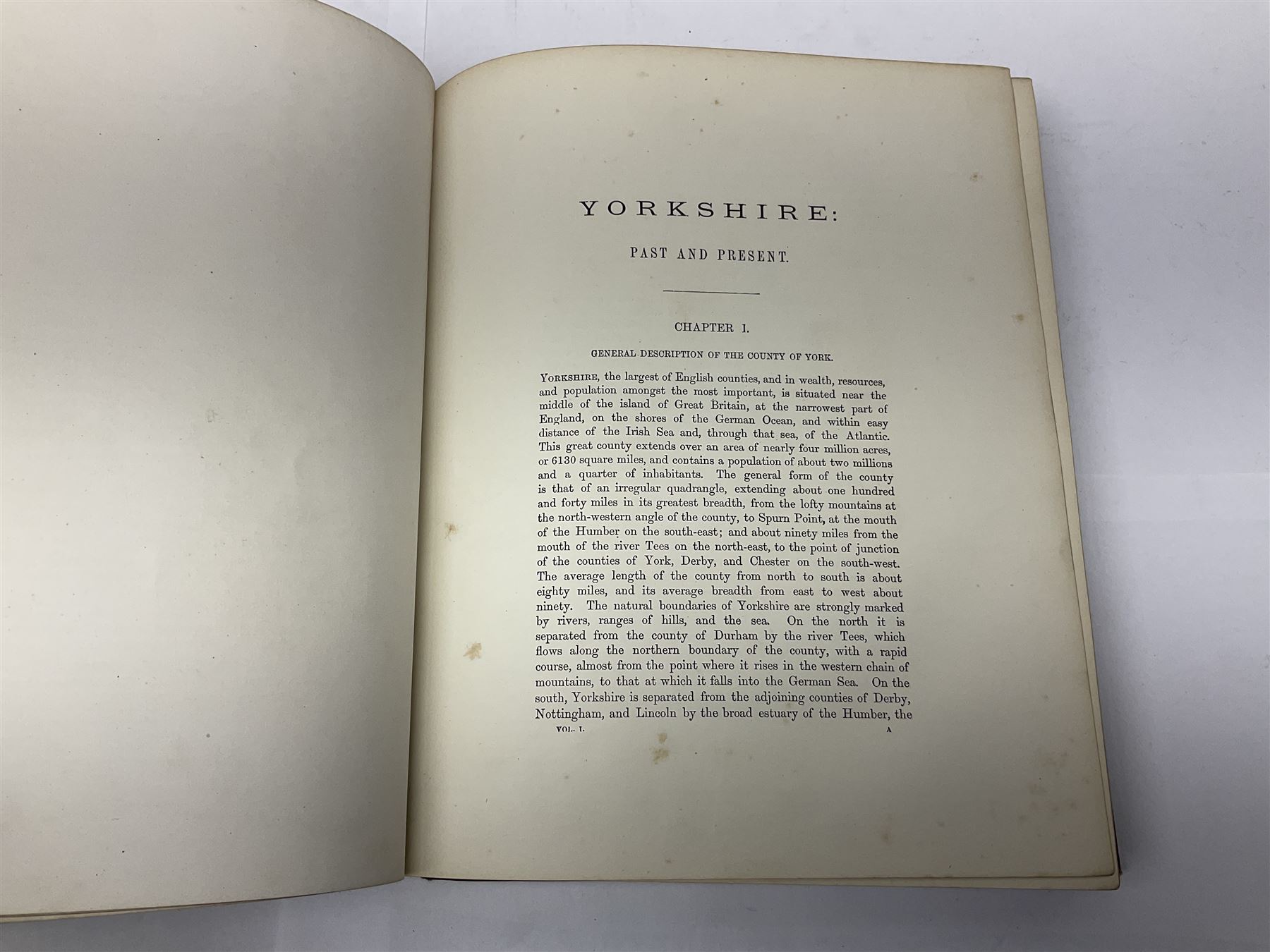 Baines,Thomas: Yorkshire Past and Present, vols I - IV, pub by William Mackenzie, 22 Paternoster Row, London
