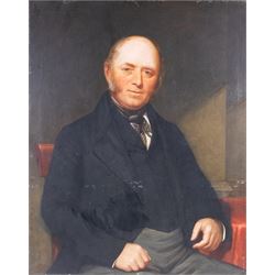 Manner of William Moore I (British 1790-1851): Portrait of a Gentleman, oil on canvas unsi...