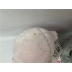 Seven Charlie Bears, comprising two limited edition examples, Parma Violet CB191963, designed by Isabelle Lee, limited to 3000, and Mary CB205250O, limited to 1000, plus Anniversary Carol CB151562, Olien CB171790, Dilly CB124946, Willamena CB202037A, and Kay CB191957B, each designed by Isabelle Lee, all with tags