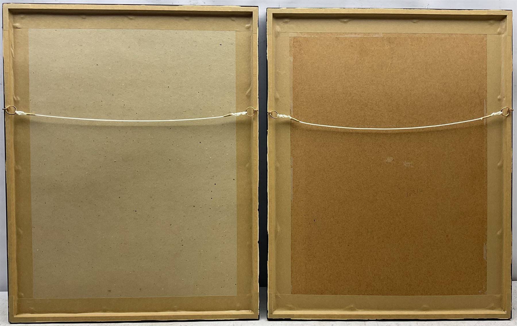 African School (20th century): Male and Female Portraits, pair charcoals indistinctly signed and dated 1967, 59cm x 46cm (2)