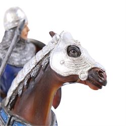 Ballantynes of Walkerburn 16th Lancer Aiwal 1884, together a model of Crusader 