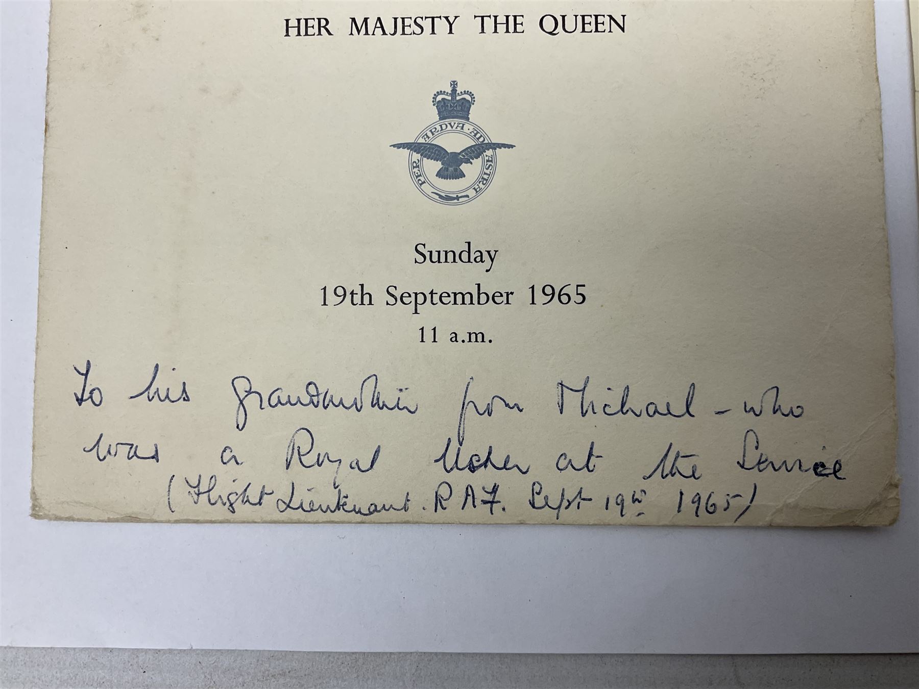 CHURCHILL WINSTON S.: (1874-1965) British Prime Minister 1940-45, 1951-55. Nobel Prize winner for Literature, 1953; post-WW2 T.L.S., to Miss Maclellan from Elizabeth Gilliatt Private Secretary thanking her on behalf of Churchill 