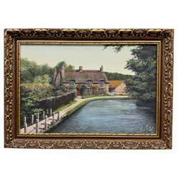Kevin Platt (British 1945-): Thornton Le Dale, oil on canvas signed 29cm x 44cm
