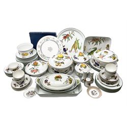 Group of Royal Worcester Evesham pattern