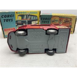 Corgi - Commer Police Van with flashing light No.464 and Chipperfield's Mobile Booking Office No.426; each in original box with paperwork (2)