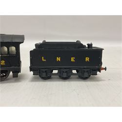 ‘00’ gauge - three kit built locomotive and tenders comprising Class D21 4-4-0 no.1242 finished in NER black with LNER tender; Class C4 4-4-2 no.5262 finished in LNER black; Coal Engines Class 0-6-0 no.2408 finished in black with Millholme Models LNER tender (3) 