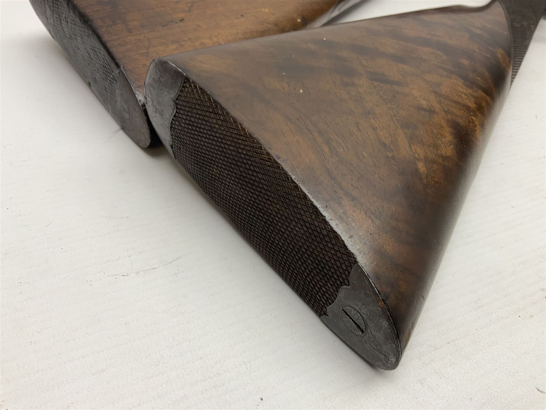 SHOTGUN CERTIFICATE REQUIRED - 19th century John Adams of London 12-bore double barrel side-by-side hammer gun with screw under-lever opening, 76cm (30