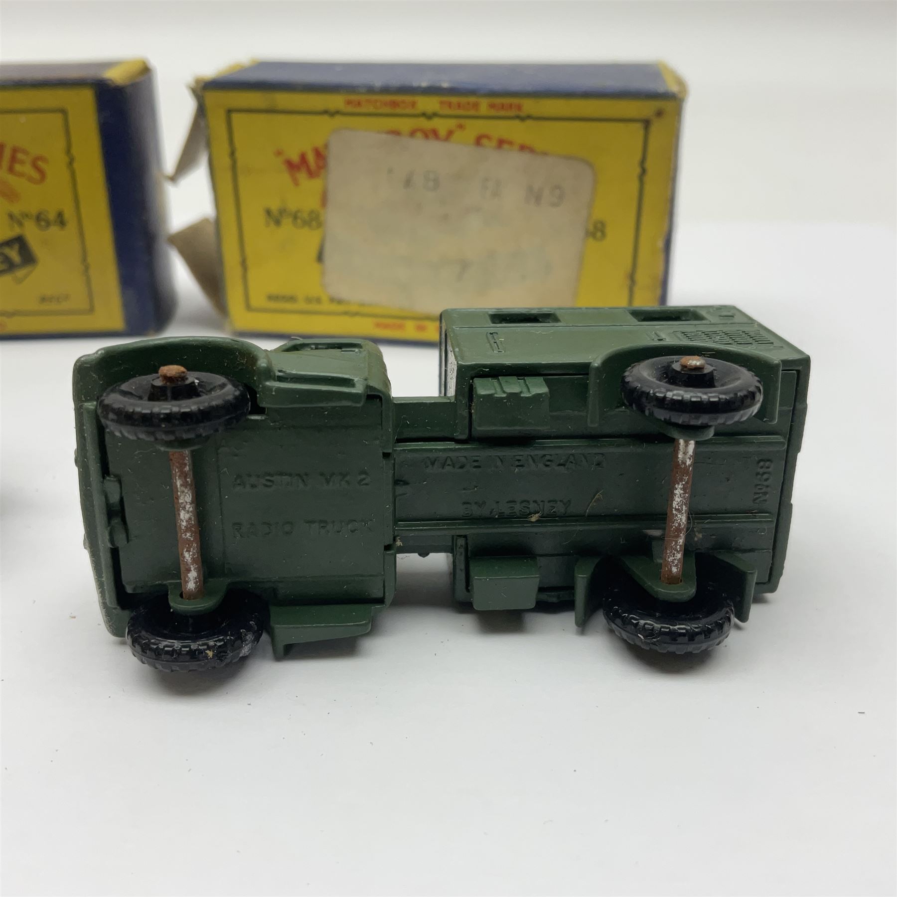 Moko Lesney - four Models of Yesteryear die-cast models comprising two 1925 Allchin Traction Engine no.1, Sentinel Steam Wagon no.4 and Fowler Showman’s Engine, all boxed; with two Matchbox 1-75 series models, Scammell Breakdown Truck no.64 and Austin MK 2 Radio Truck, both boxed (6)