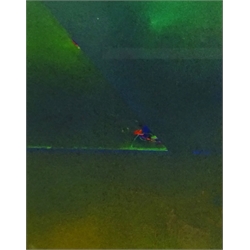 David Blackburn (British 1939-2016): 'Evening', pastel signed and dated 1970, titled verso 36cm x 28cm
Provenance: with Thomas Agnew & Sons Ltd. London, exh. 100 years of British Drawings and Prints 1971; exh. Yorkshire Art 1950-1970, Grenada Television Manchester 1972, labels verso

