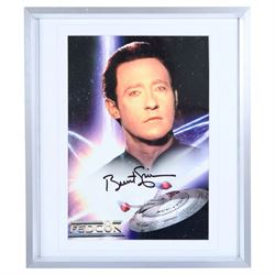 Collection of Sci-Fi TV signed prints, including Deforest Kelley Star Trek, the cast of Red Dwarf, etc