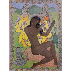 Edward Harris Wolfe (South African 1897-1982): 'Song of Songs', set of twelve limited edition lithographs on silvered paper each signed and numbered 228/250 in pencil, 36cm x 26cm, in matching frames (12)