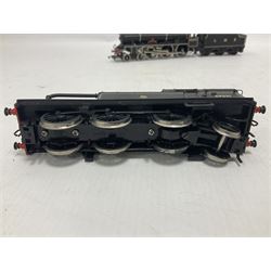 Airfix ‘00’ gauge - seven locomotives comprising Class 7P (Royal Scot) ‘Royal Scots Fusilier’ 4-6-0 no.6103 in LMS black with Mainline tender; two Class N2 0-6-2T no.69531 in BR black; Class 1282 2-4-0 no.20185 in LMS black; Class 61XX 2-6-2T no.6167 in BR black; Class 14XX 0-4-2T no.1466 in GWR green, all unboxed; Class 4F 0-6-0 no.4454 in LMS black, in original box (7)