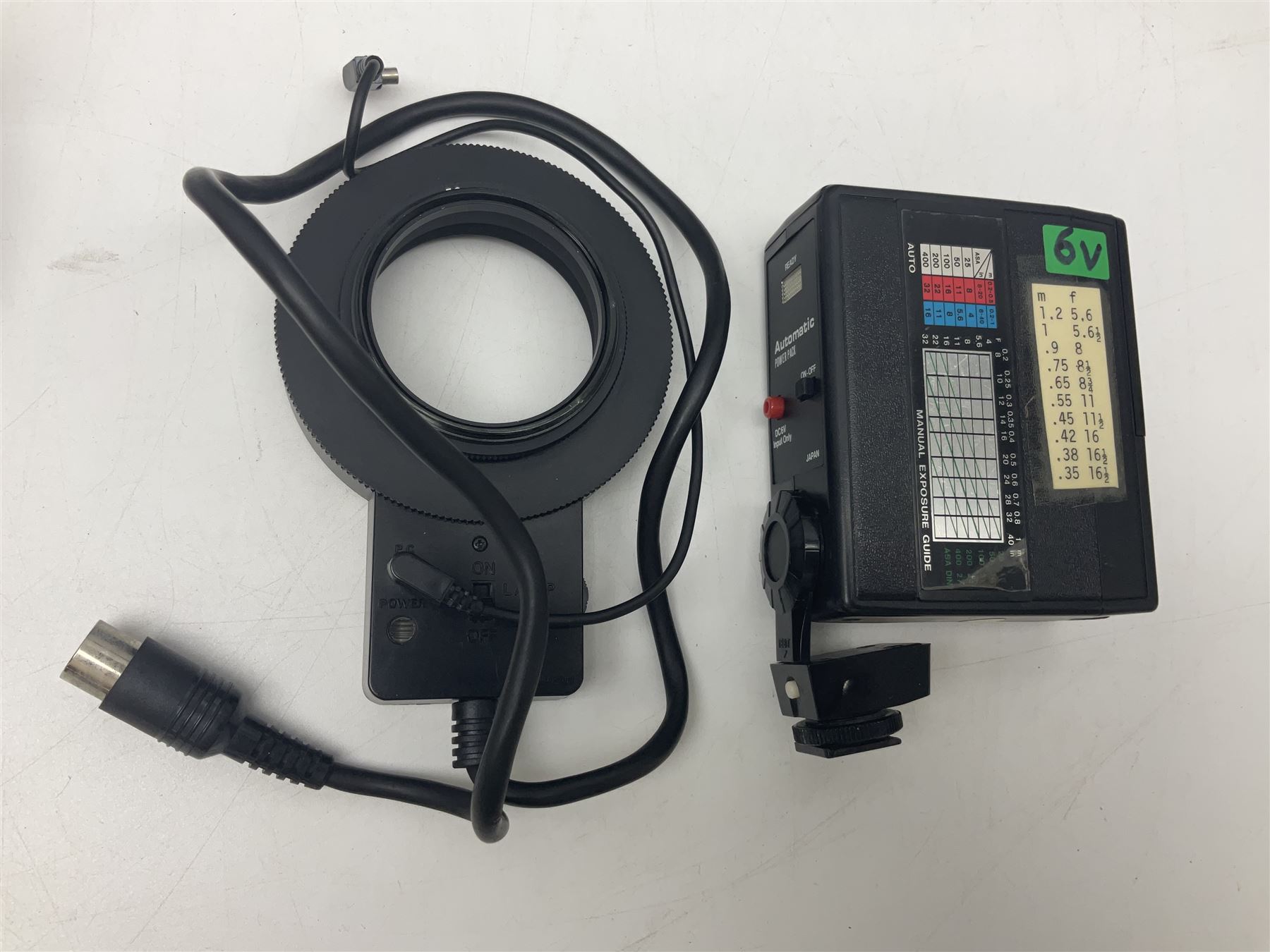 Yukon rubber armoured compact variable power spotting scope (boxed), together with Bresser 10x50 binoculars, Bushnell Excursion 10x42 binoculars, camera equipment etc  