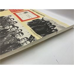 Seven small posters comprising five Soviet military/space programme related subjects including weapon sections; and two reproduction British WW2 recruitment type posters; all unframed (7)