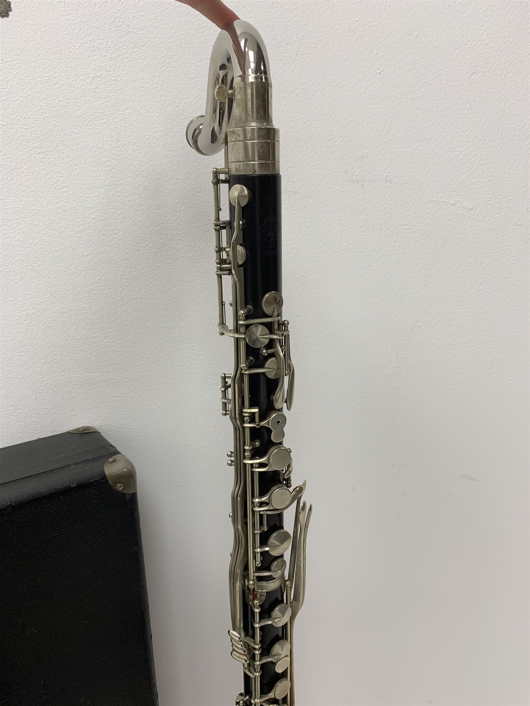  LeBlanc Paris four-piece bass clarinet, serial no. 5197, L96cm, in fitted case with accessories  