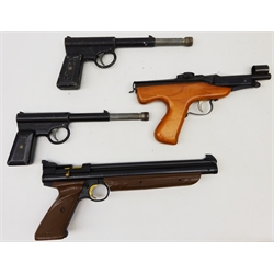  Two Vintage Harrington Gatt air pistols, American Classic .177cal air pistol a Mark lV air pistol (4)  