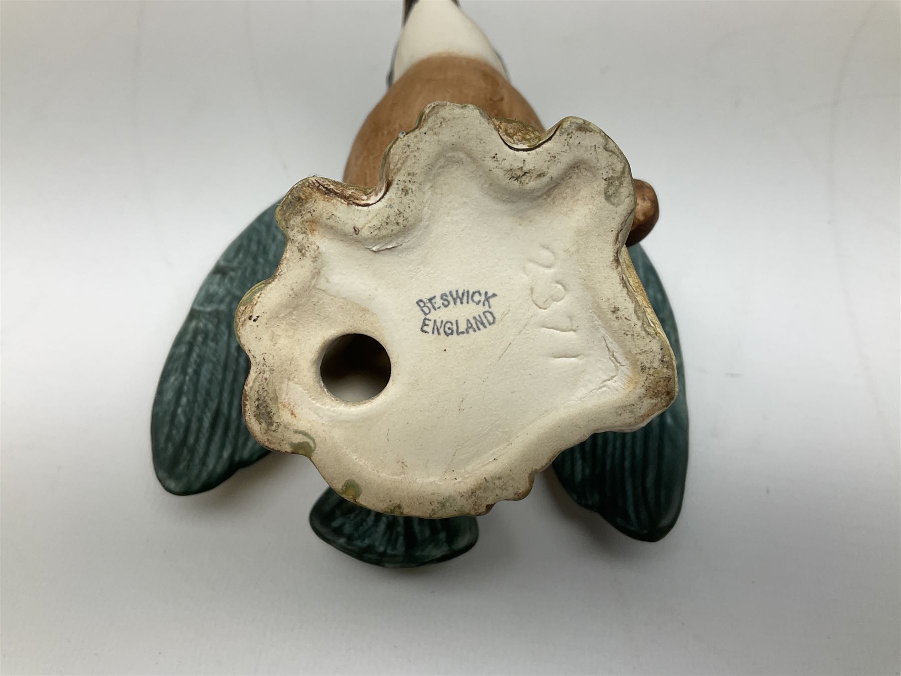 Beswick kingfisher model no. 2371, Country Artists model of a recumbent boxer, other composite animal figures, Satsuma vase and another lidded twin handled example (a/f),  together with quantity of other ceramics etc