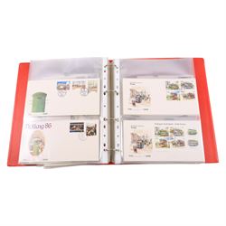 Great British first day covers, PHQ cards, etc, in two boxes
