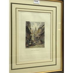 'A Favourite Hostel' and 'Castle Garth Newcastle', two engravings pub. Thomas Ross collection; engraving of Whitby and another print various sizes (4)