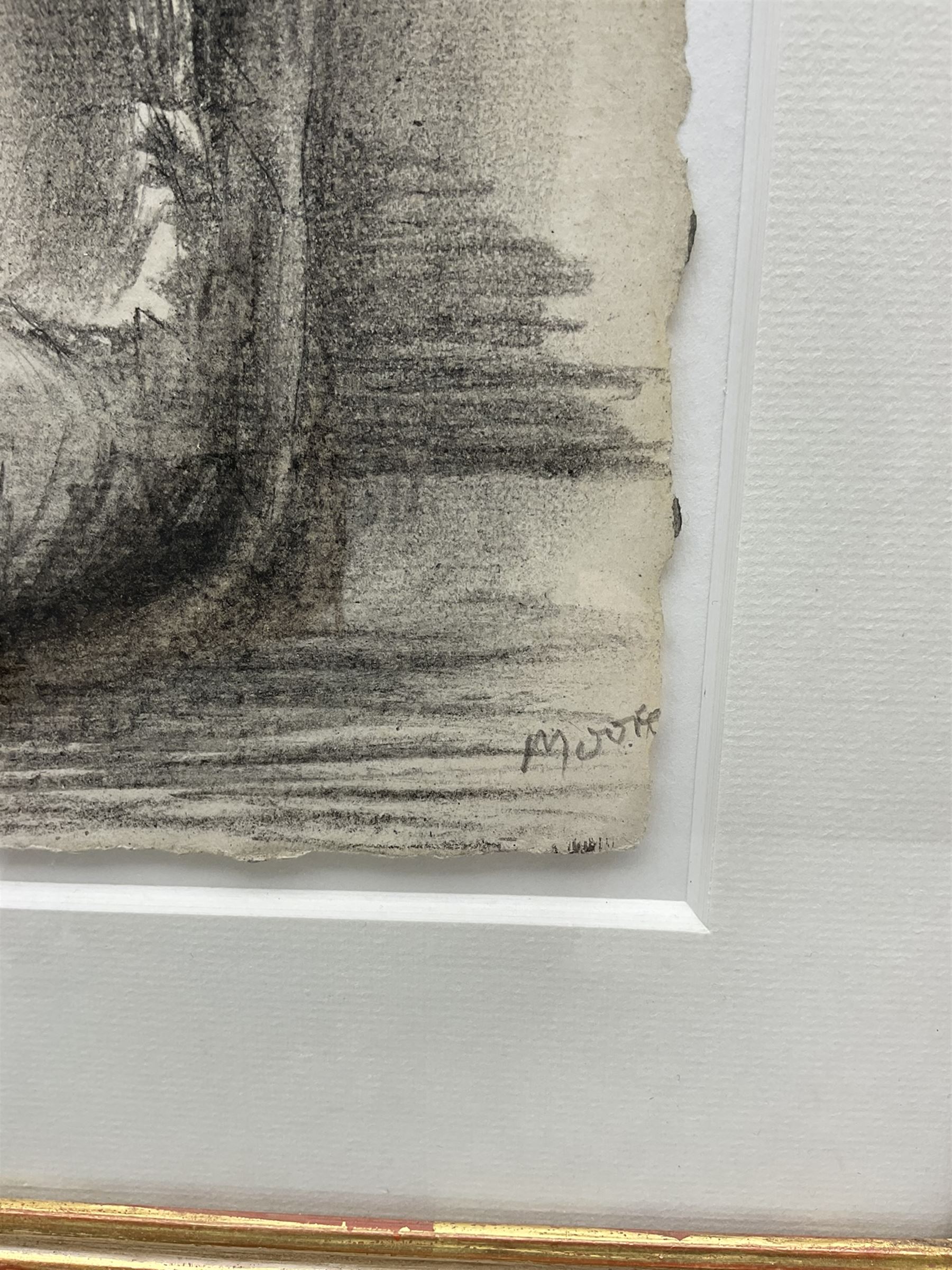 Henry Moore OM CH FBA (British 1898-1986): 'Seated Torso II', pencil ballpoint pen and charcoal signed 28cm x 22cm 
Provenance: with the Waddington Galleries, London; exh. Goodman Gallery, South Africa, 1st-22nd February 1986 
Literature: Ann Garrould (Ed.), Henry Moore, Complete Drawings Volume 4, Drawings 1950-76, Lund Humphries, London, 2003, HMF 75(84), p.315 
Notes: This drawing is page number 15 from the Parchment Notebook, 1975, previously known as Notebook 1. This notebook 'was originally bound in a parchment cover bearing the dedication Mary and a listing of Renaissance artists, some with dates. There is no record of the number of pages; those drawn were signed in 1984 and the notebook was taken apart in 1985'.