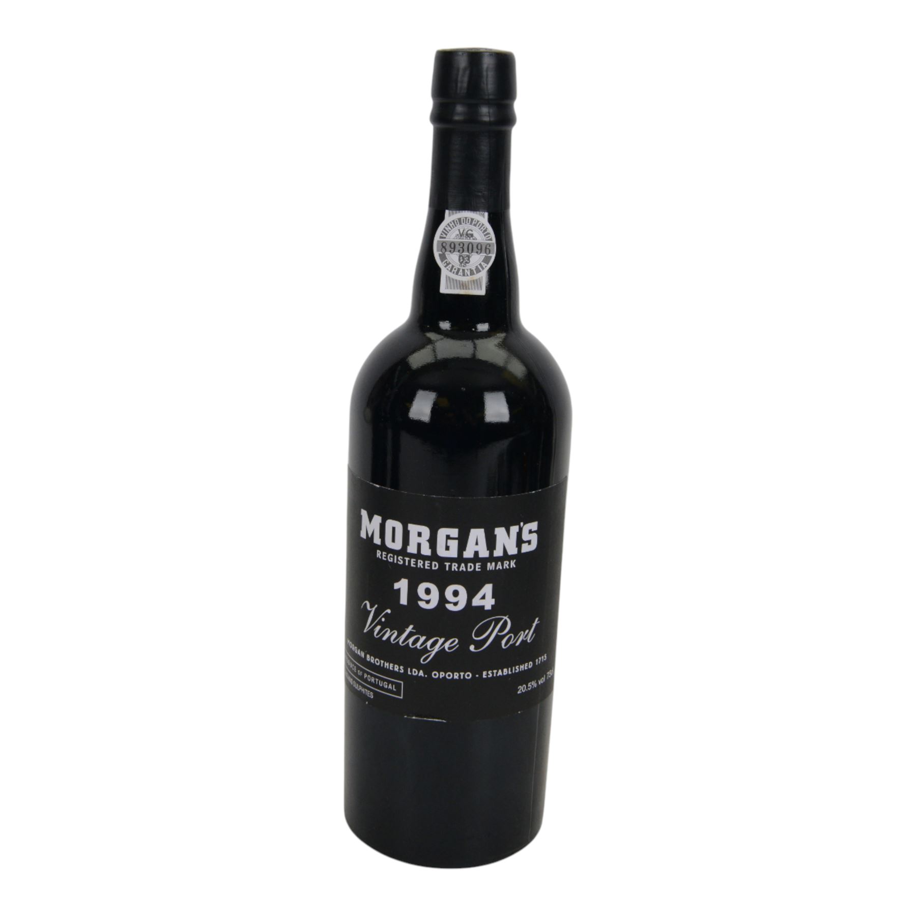 Morgan's 1994 vintage port, 20.5% vol 75cl, twelve bottles 