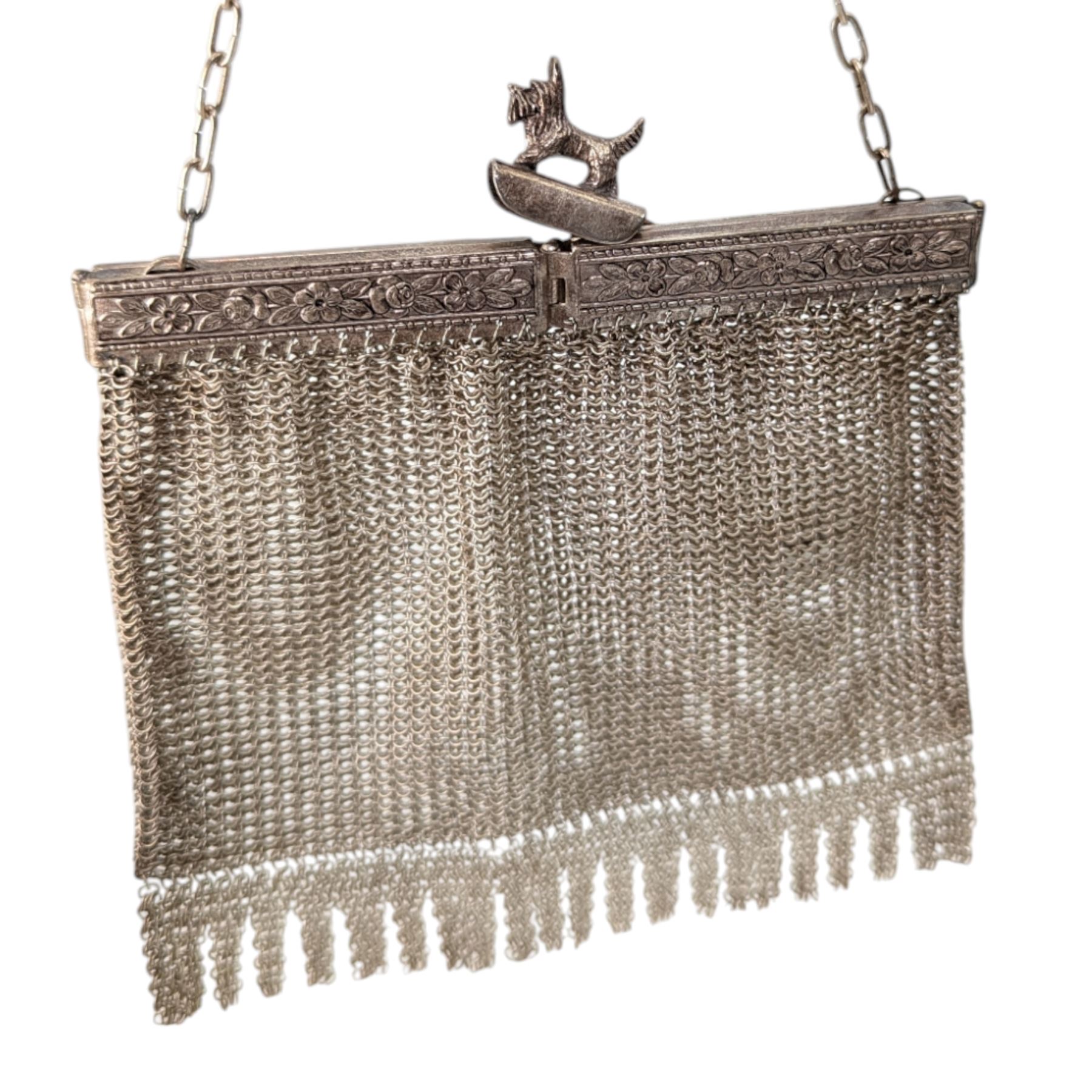 Gold shirt stud, stamped 18ct, silver lidded circular box, hallmarked, base metal purse, two gilt shirt studs, brooch and blacksmith's anvil and hammer