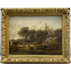 William Pitt (British fl.1851-1890): 'On the Avon Devon', oil on canvas laid on board signed with monogram, titled verso 30cm x 40cm 