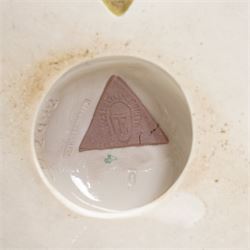 Royal Dux model of a nymph emerging from a waterlily, H23cm