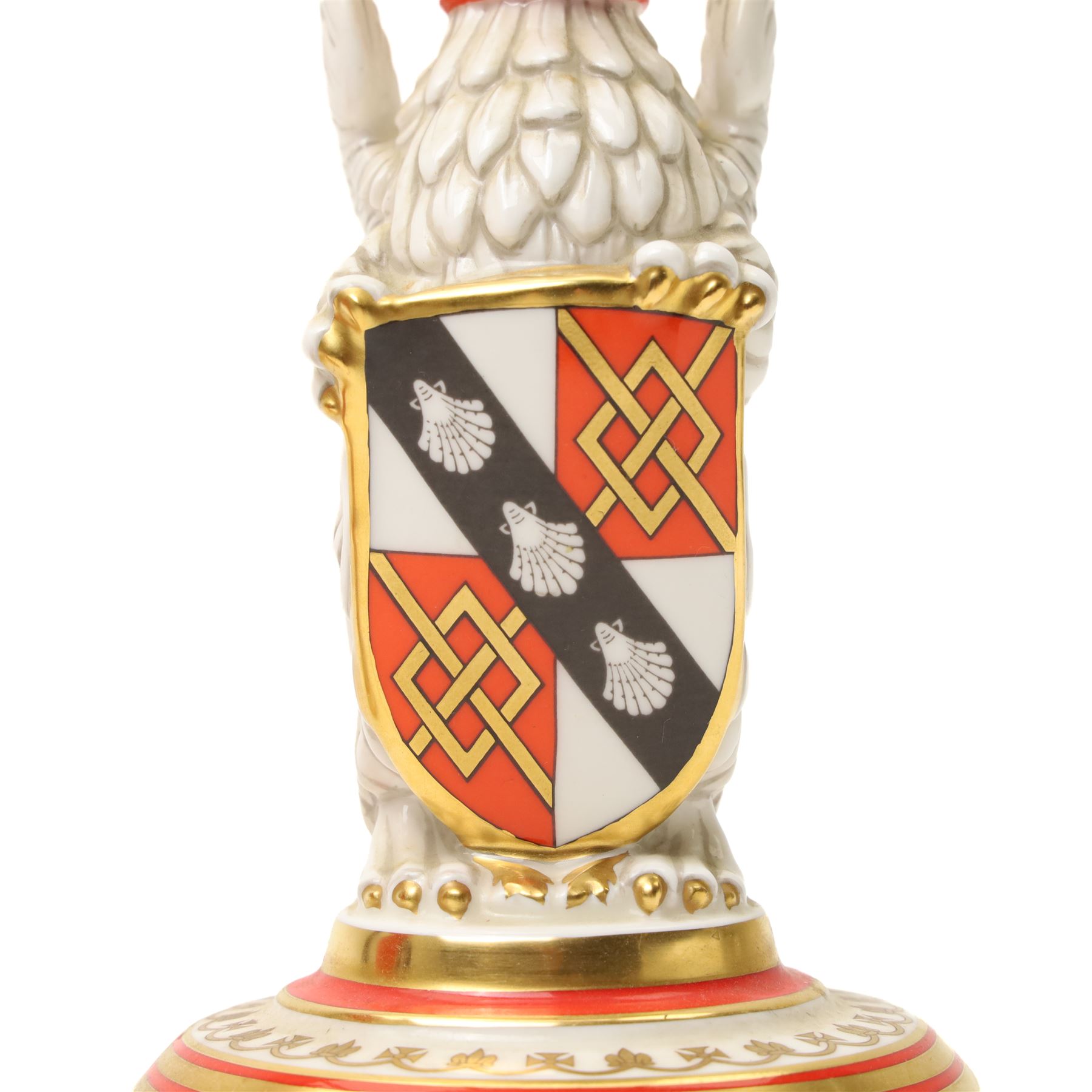 Minton 'The Royal Wedding Heraldic Beasts' pair of limited edition figures for Mulberry Hall  10/250, boxed and with certificate to mark the Royal Wedding 1981